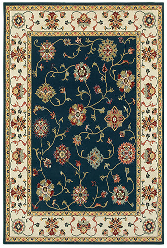 Oriental Weavers Kashan 2336B Navy, Ivory