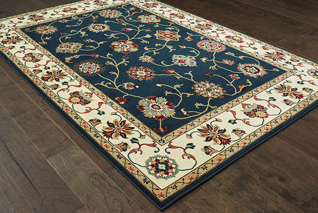 Oriental Weavers Kashan 2336B Navy, Ivory