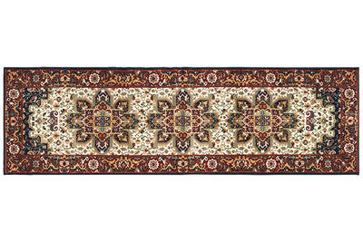 Oriental Weavers Kashan 096W1 Red, Ivory