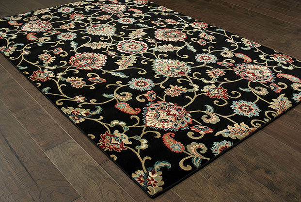 Oriental Weavers Kashan 9946K Black, Multi