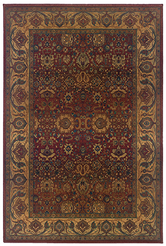 Oriental Weavers Kharma 332C4 Red, Gold