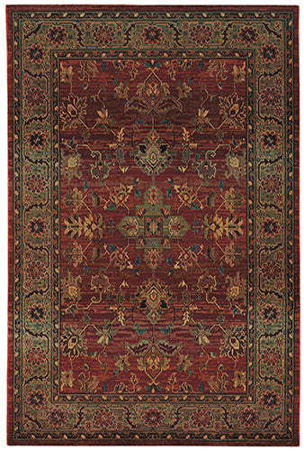 Oriental Weavers Kharma 836C4 Red, Green