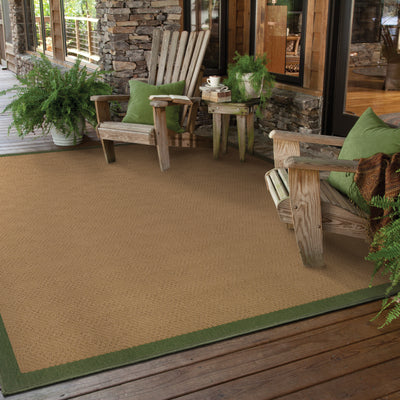 Oriental Weavers Lanai 525G6 Beige, Green 8'6" x 13'