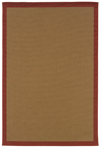 Oriental Weavers Lanai 525O8 Beige, Red