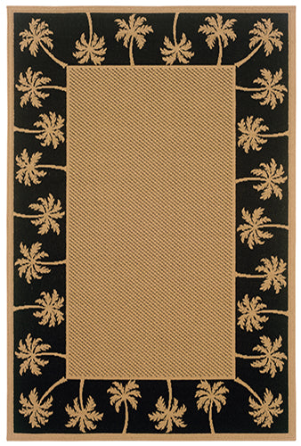 Oriental Weavers Lanai 606K5 Beige, Black