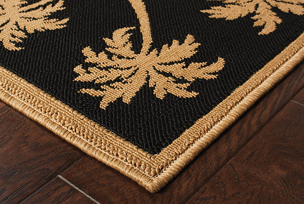 Oriental Weavers Lanai 606K5 Beige, Black