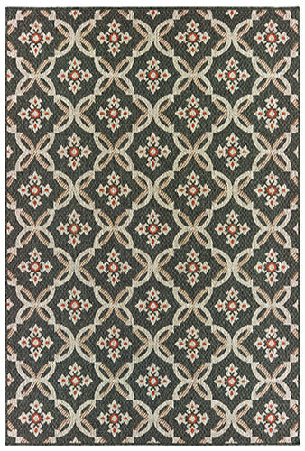 Oriental Weavers Latitude 1904K Grey, Orange