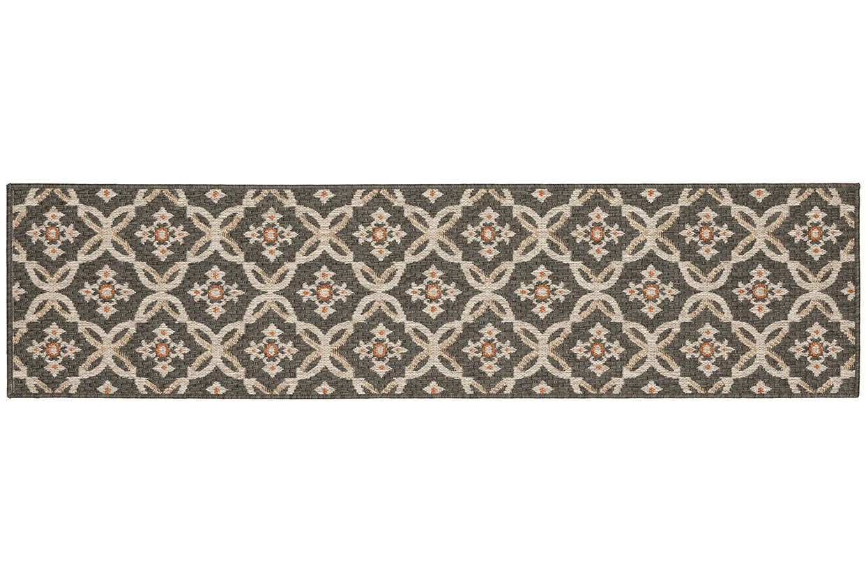 Oriental Weavers Latitude 1904K Grey, Orange