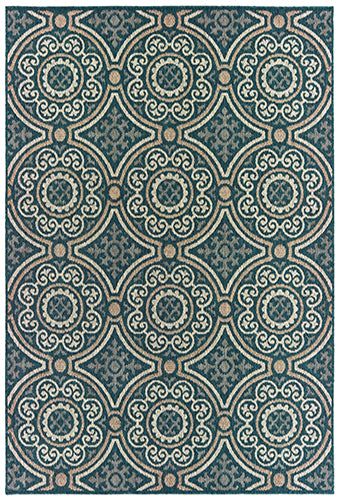 Oriental Weavers Latitude 609B3 Blue, Grey