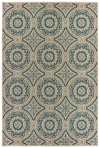 Oriental Weavers Latitude 609X3 Grey, Blue