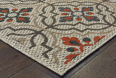 Oriental Weavers Latitude 709Y3 Grey, Orange