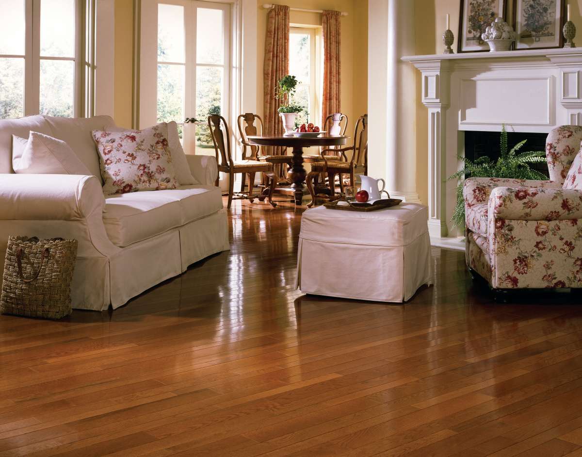 Somerset Color Solid 5" x RL Hardwood Plank Natural White Oak