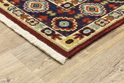 Oriental Weavers Lilihan 1802W Red, Ivory