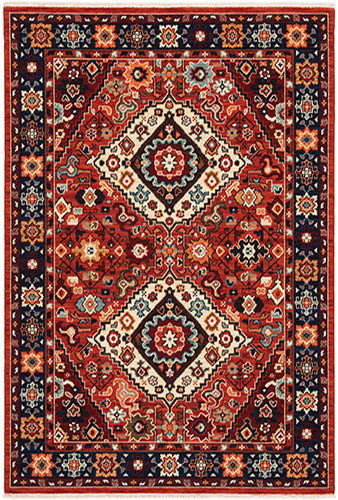 Oriental Weavers Lilihan 2061V Red, Blue