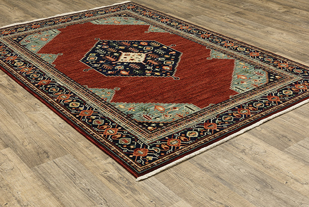 Oriental Weavers Lilihan 5503M Red, Blue