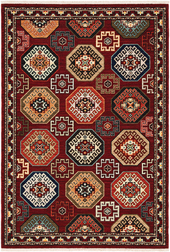 Oriental Weavers Lilihan 091R6 Red, Multi