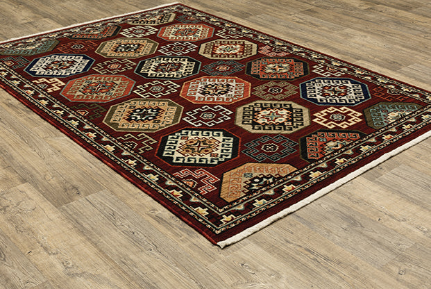 Oriental Weavers Lilihan 091R6 Red, Multi