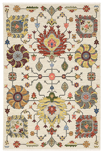 Oriental Weavers Lucca 8111W Ivory, Multi