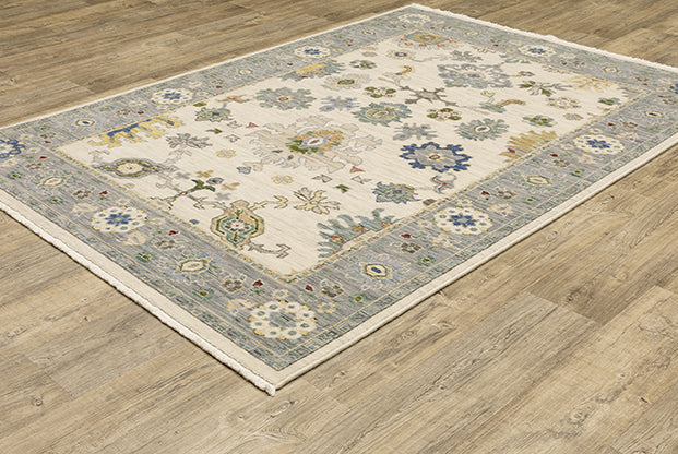 Oriental Weavers Lucca 846H1 Ivory, Blue