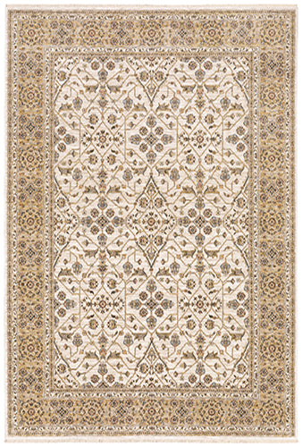 Oriental Weavers Maharaja 001J1 Ivory, Gold