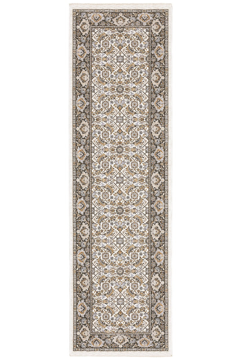 Oriental Weavers Maharaja 2061N Ivory, Charcoal