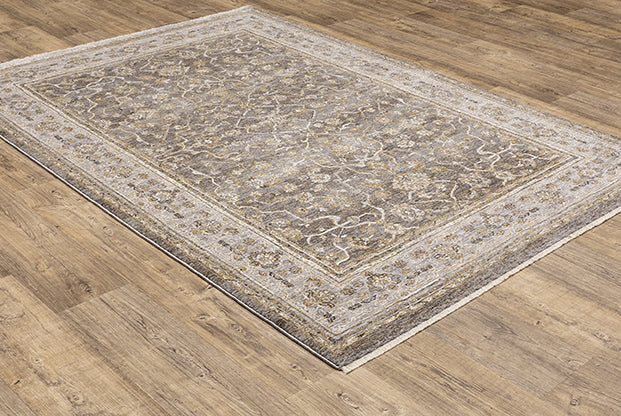 Oriental Weavers Maharaja 040M1 Grey, Gold