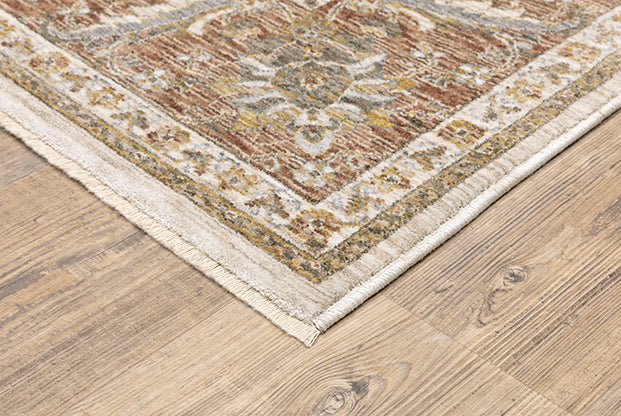 Oriental Weavers Maharaja 5091Q Ivory, Rust