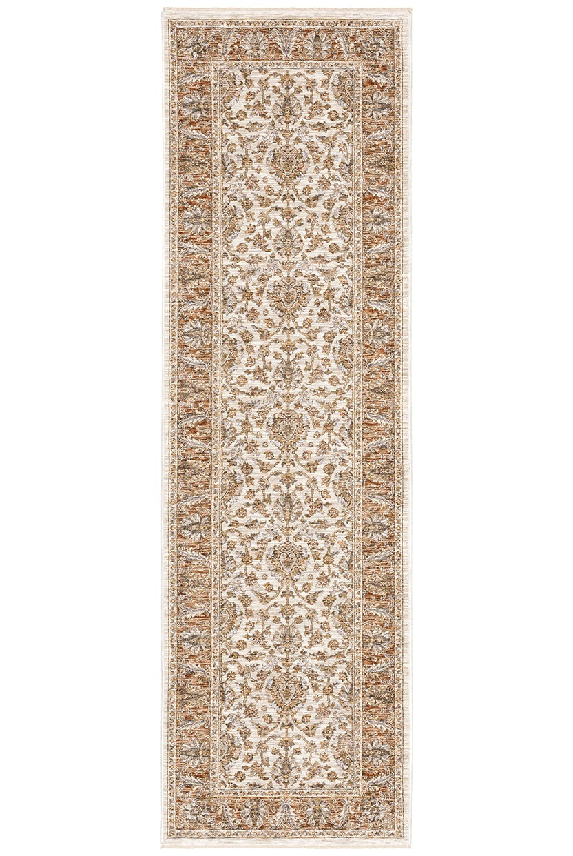 Oriental Weavers Maharaja 5091Q Ivory, Rust