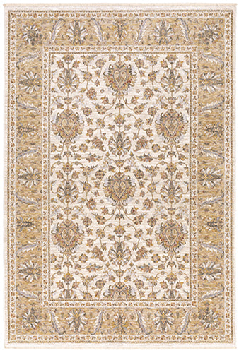 Oriental Weavers Maharaja 5091W Ivory, Gold