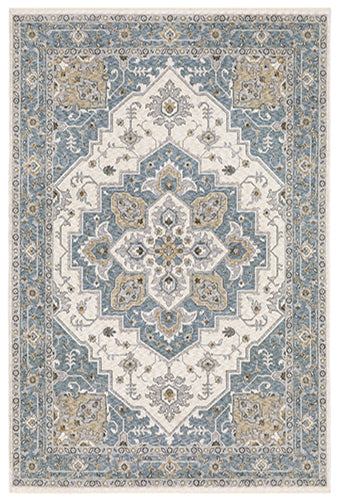 Oriental Weavers Maharaja 051F1 Blue, Ivory