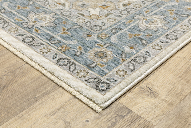 Oriental Weavers Maharaja 051F1 Blue, Ivory