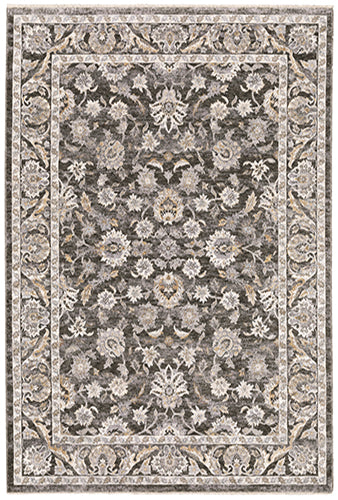 Oriental Weavers Maharaja 070N1 Charcoal, Ivory