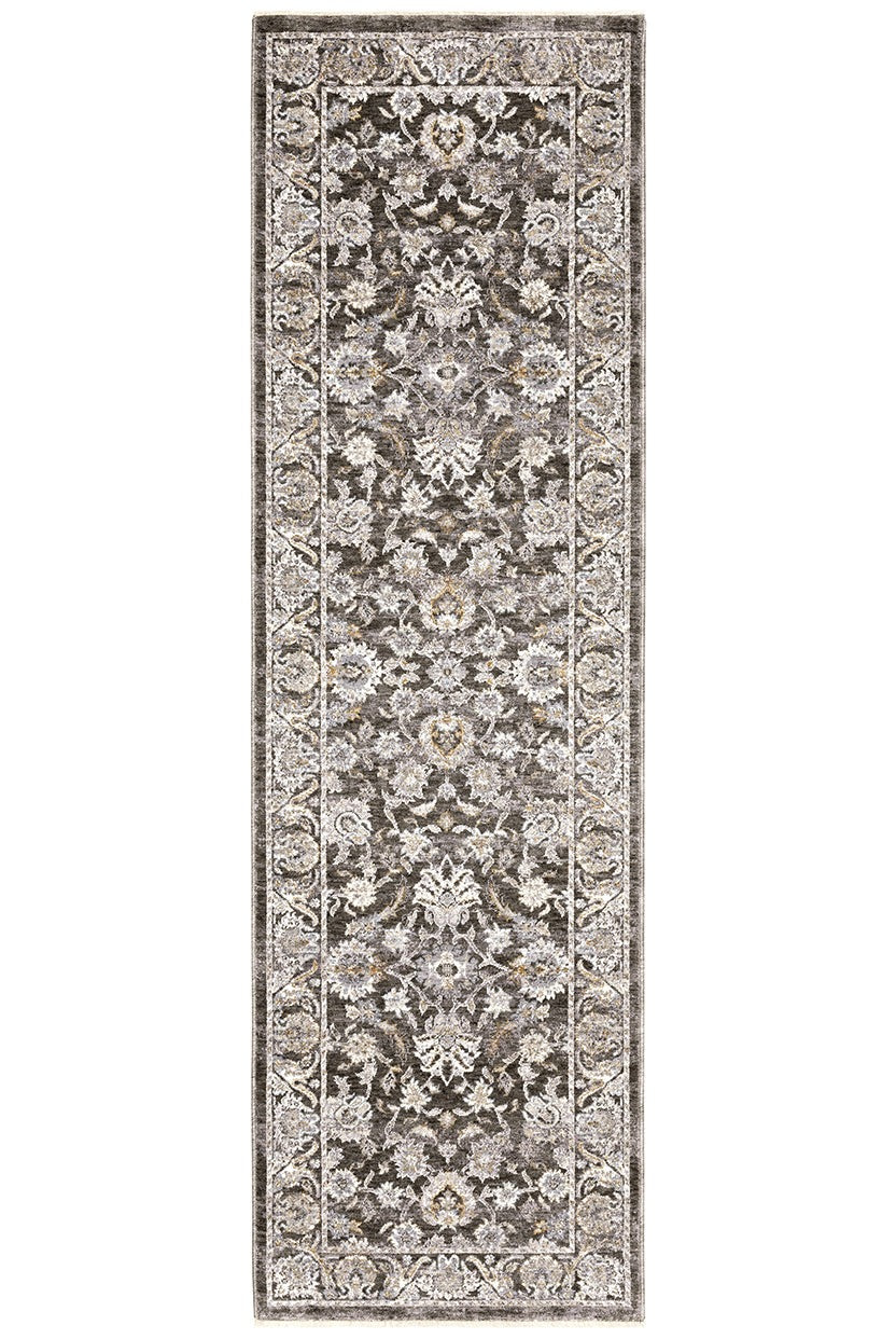 Oriental Weavers Maharaja 070N1 Charcoal, Ivory