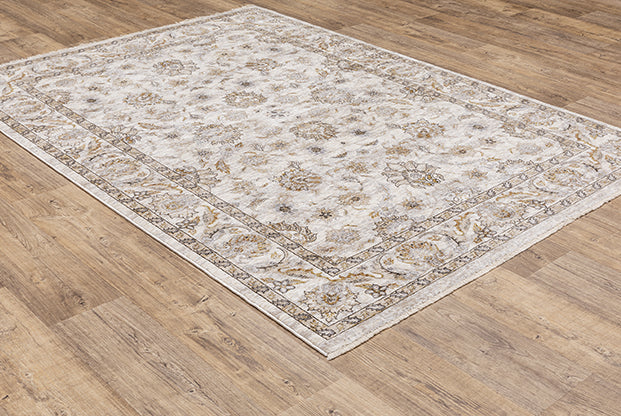 Oriental Weavers Maharaja 070W1 Ivory, Grey