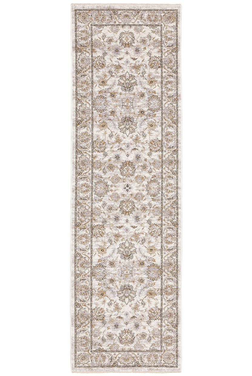 Oriental Weavers Maharaja 070W1 Ivory, Grey