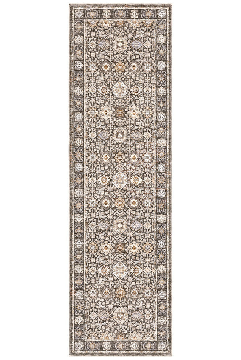 Oriental Weavers Maharaja 071N1 Charcoal, Ivory