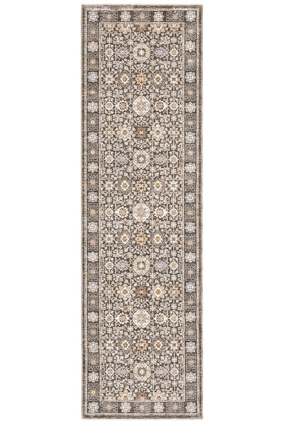 Oriental Weavers Maharaja 071N1 Charcoal, Ivory