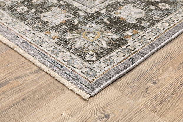 Oriental Weavers Maharaja 091E1 Grey, Blue