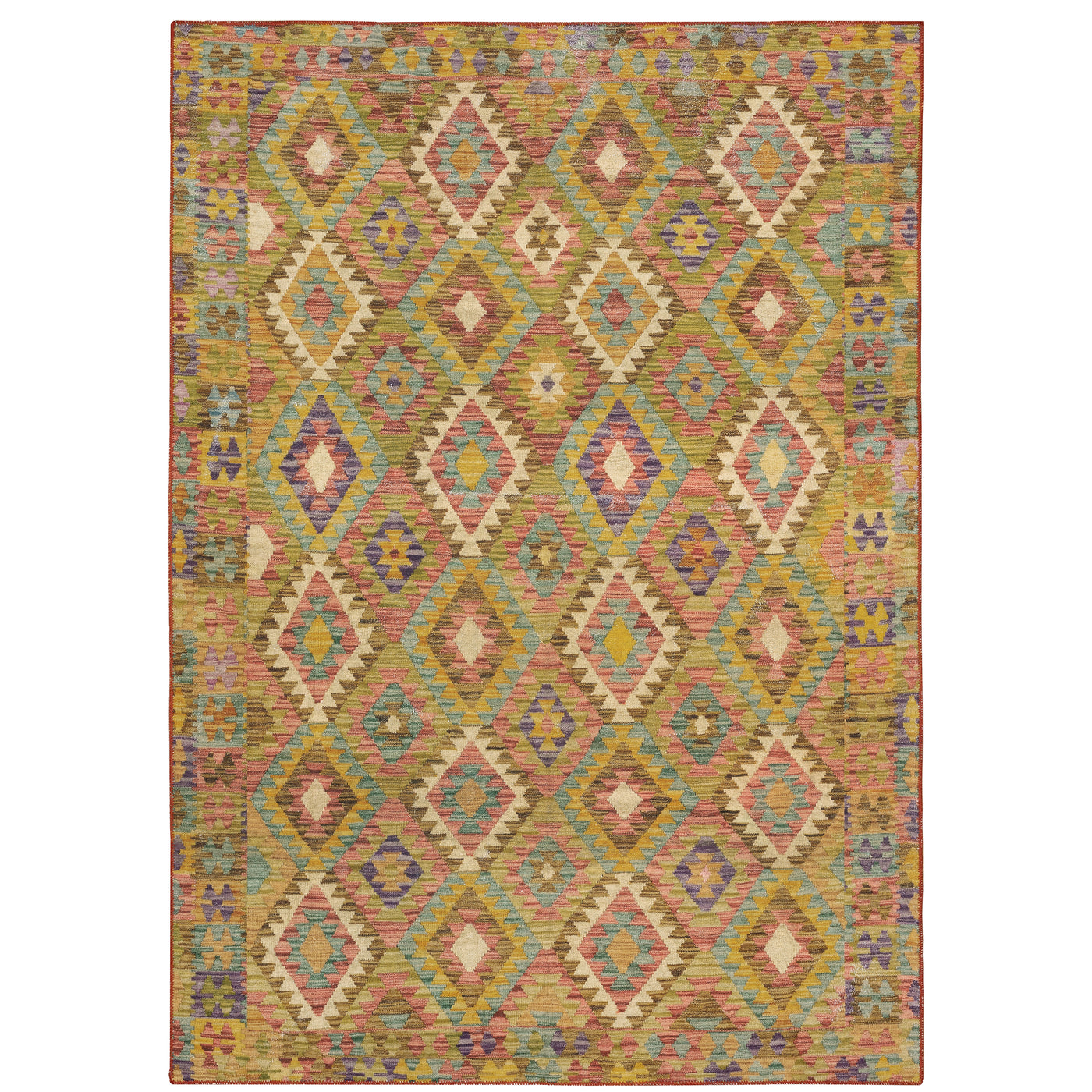 Oriental Weavers Malibu MAL07 Gold, Multi