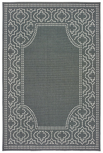 Oriental Weavers Marina 1247X Grey, Ivory