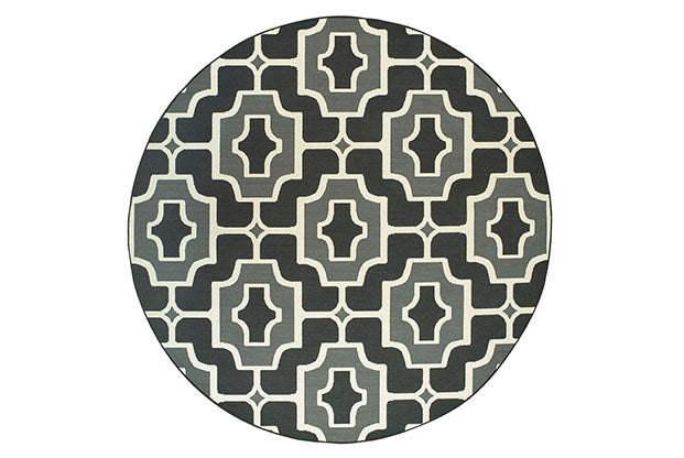 Oriental Weavers Marina 1491Z Black, Grey