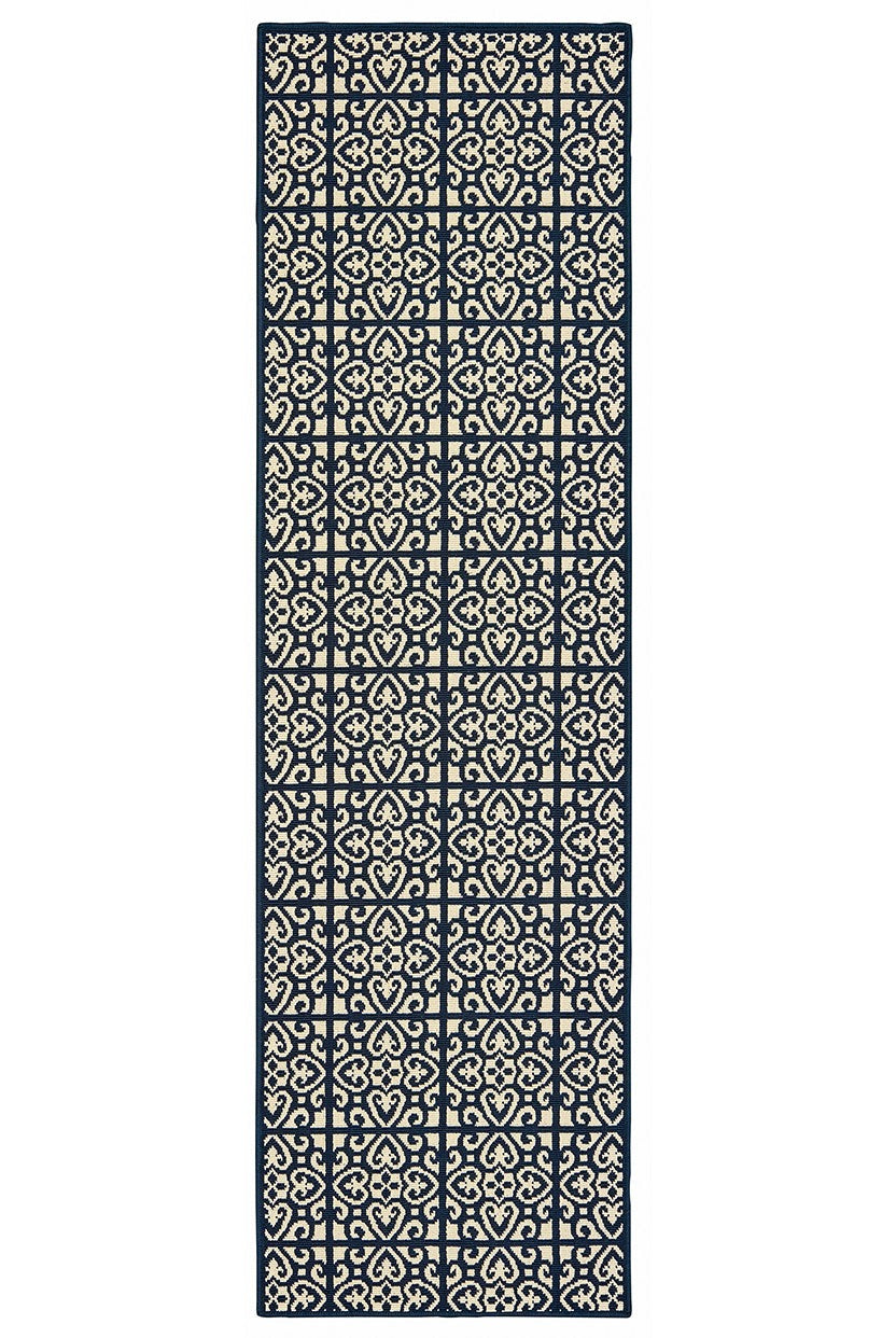 Oriental Weavers Marina 5927B Ivory, Navy