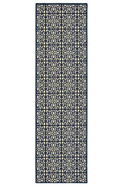 Oriental Weavers Marina 5927B Ivory, Navy