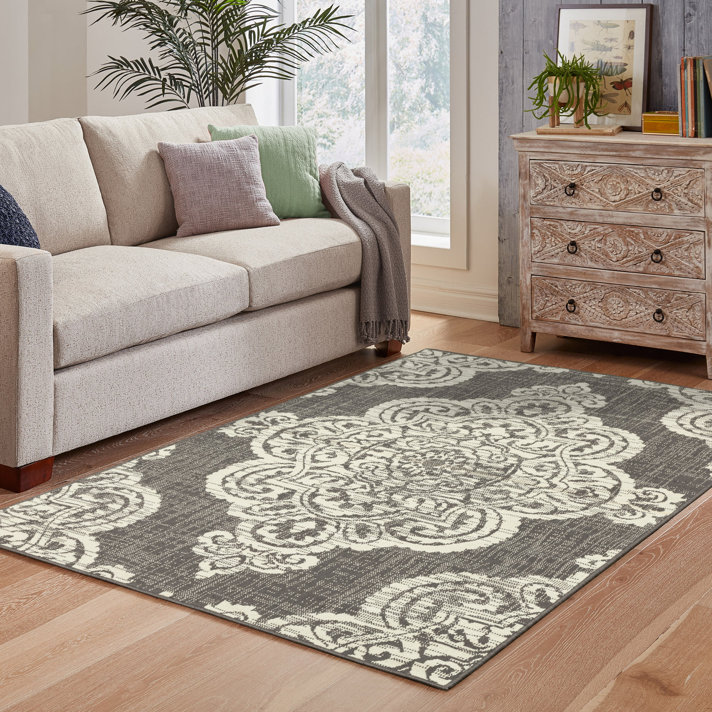 Oriental Weavers Marina 5929E Grey, Ivory 8'6" x 13'