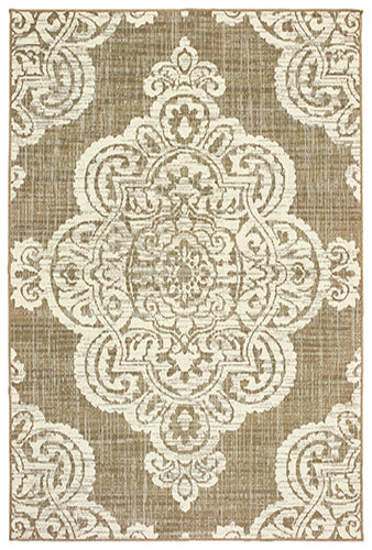 Oriental Weavers Marina 5929J Tan, Ivory