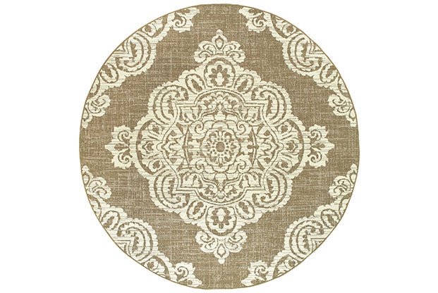 Oriental Weavers Marina 5929J Tan, Ivory