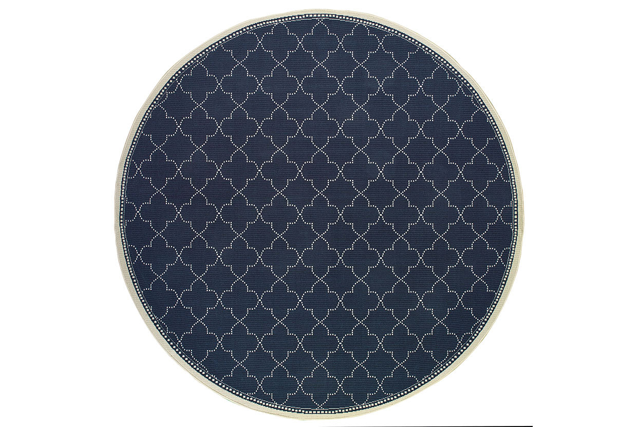 Oriental Weavers Marina 6025P Navy, Ivory