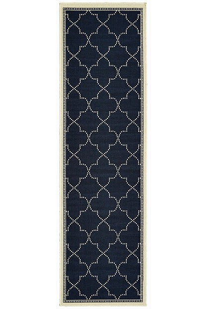 Oriental Weavers Marina 6025P Navy, Ivory