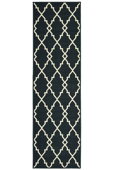 Oriental Weavers Marina 7763K Black, Ivory