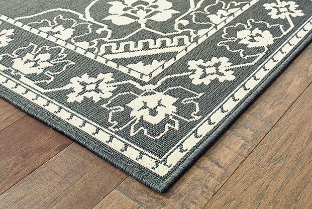 Oriental Weavers Marina 7764E Grey, Ivory